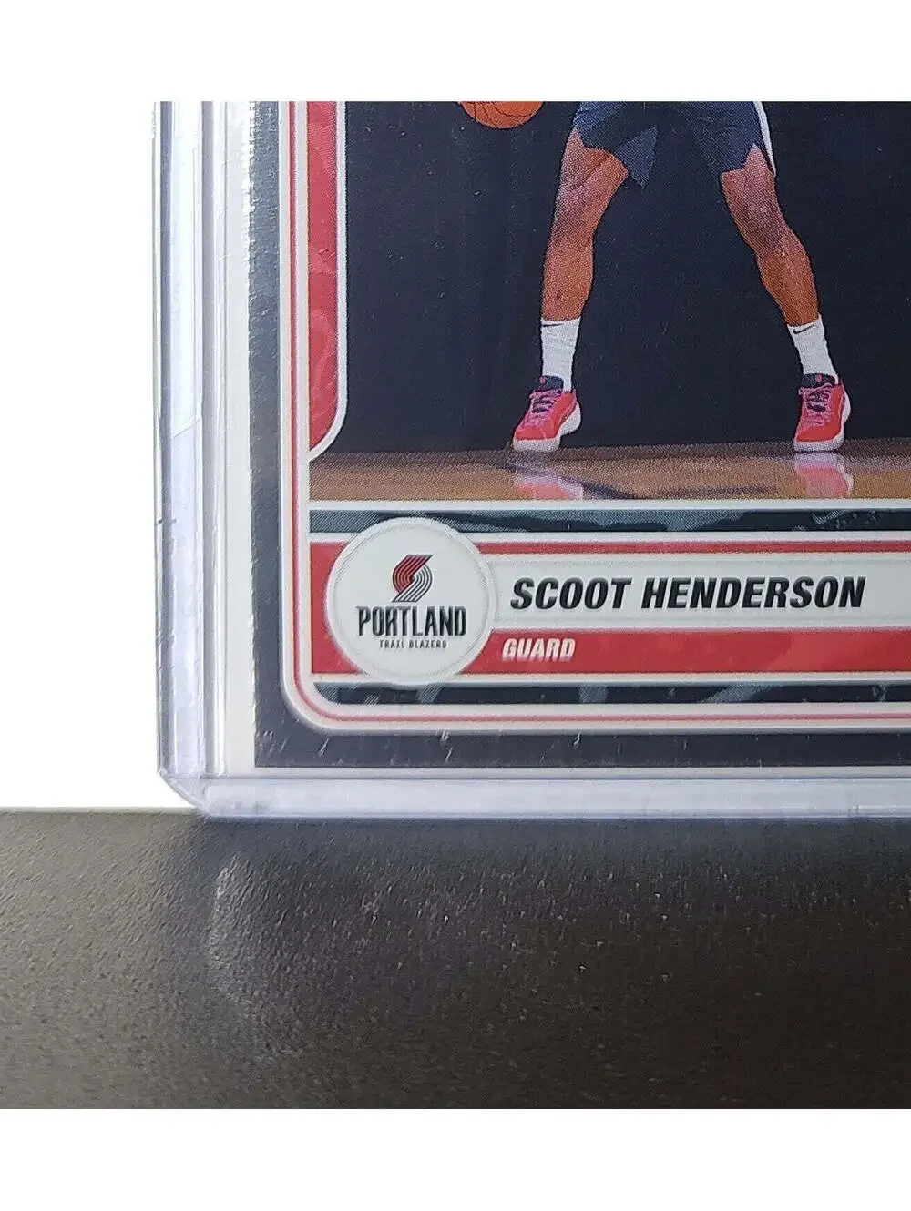 Scoot Henderson Rookie 2023-24 Panini NBA Sticker Foil Card #73 Trail Blazers